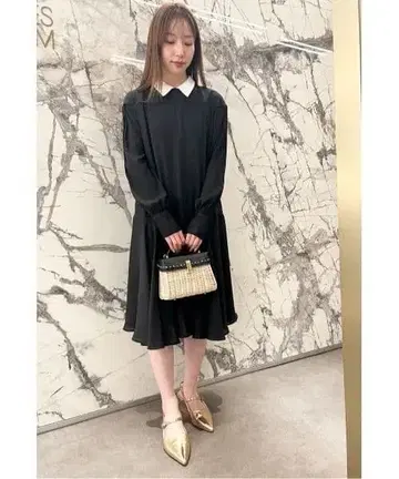 하나에모리 셀포드 HANAE MORI x CELFORD A라인 원피스