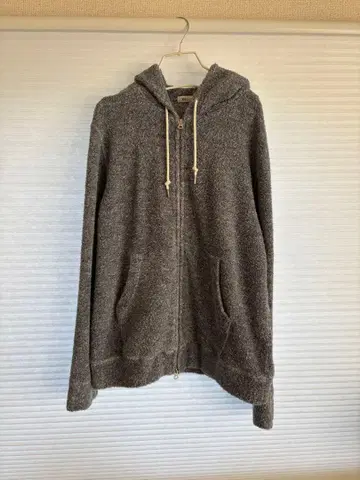 론 헤르만 그레이 후드 부착 후드티