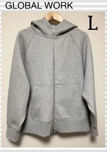 GLOBAL WORK *종이상자 지퍼 후드티