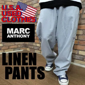 PC1-886 [ USA 구매 마크 앤서니 ] 아름다운 실루엣 린넨 팬츠