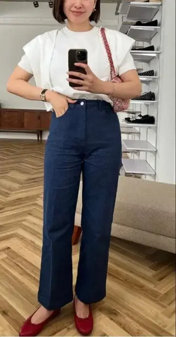 [ OHGA ] 다크 블루 데님 M