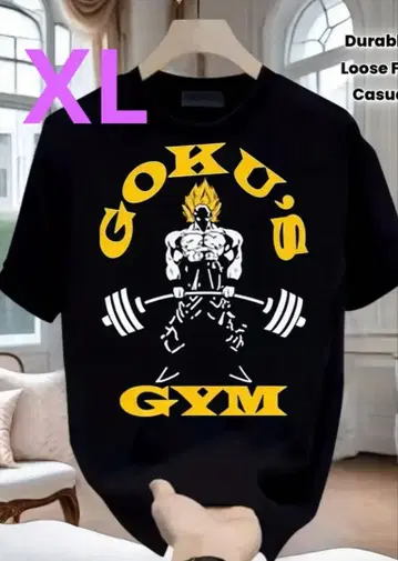 드래곤볼 헬스장 T셔츠