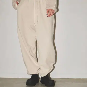 투데이풀 드로스트링 울 팬츠 38