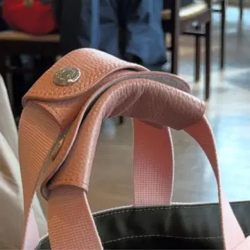 클로드 모토마치 핸들 커버 에르베샤 펠리에 천연 가죽 드라제 핑크