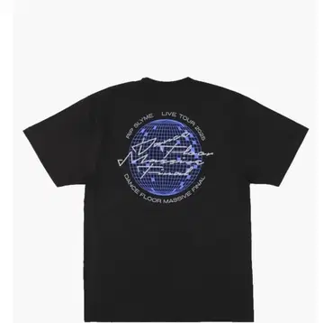 RIP SLYME 2025년 투어 티셔츠 블랙 립스라이므