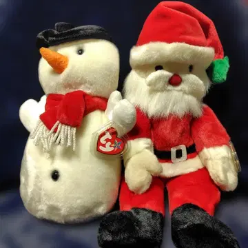 ty beaniebuddies 크리스마스 산타 & 눈사람