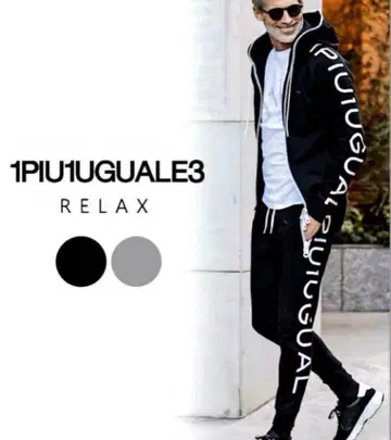 1PIU1UGUALE3 RELAX 맨투맨 상하의 셋업