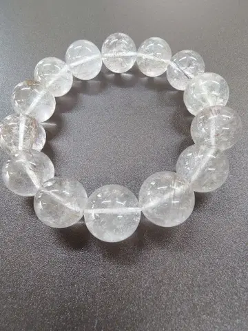 실버 루틸 16mm 팔찌 2