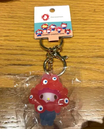 오사카 만박 한정판 먀쿠먀쿠 입체 코스튬 마스코트 클리어 컬러 마이멜로디