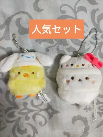 스튜디오하늘 산리오 포근포근 봉제 인형 키티 시나모롤