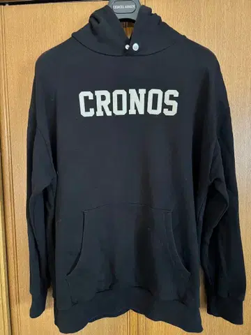 CRONOS 블랙 후드티