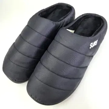 새상품 SUBU 스브 샌들 겨울용 샌들 슬립온 블랙