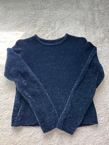 BEAUTY YOUTH 스웨터 긴팔 네이비 프리 사이즈