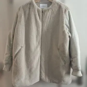 유나이티드 애로우즈 아우터 퍼 코트