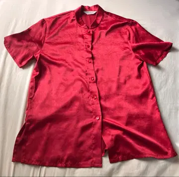 쇼와 레트로 차이나풍 빈티지 블라우스