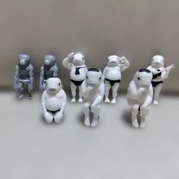 코이비토 피규어 7체 세트 화장실 포함