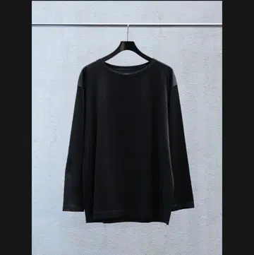 아메리칸 씨 아일랜드 코튼 긴팔 티셔츠 블랙