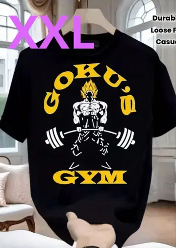 드래곤볼 헬스장 T셔츠