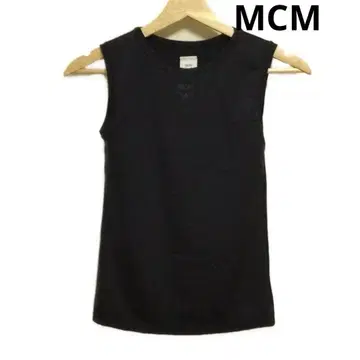 MCM 블랙 탱크탑 새상품