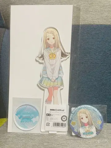 학원 아이돌 마스터 DMM 아크릴 스탠드 캔뱃지 시노자와 히로 미개봉