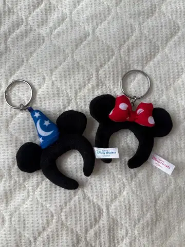 디즈니 미키 미니 귀 모양 키링