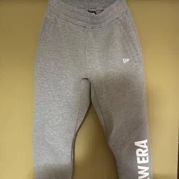 NEW ERA 그레이 스웨트 팬츠 S 사이즈