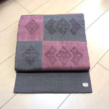 나고야 오비 고급 스와토 나고야 오비  순수 실크