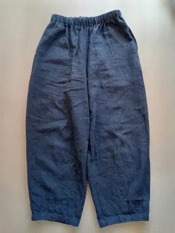 HUIS. 올드 레피아 천일염 린넨 벌룬 롱 팬츠