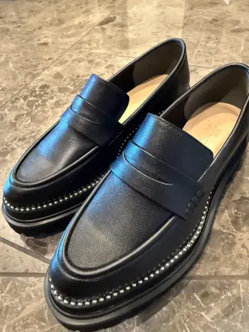 EVOL 이볼 스터드 코바 트랙 밑창 로퍼 24.5