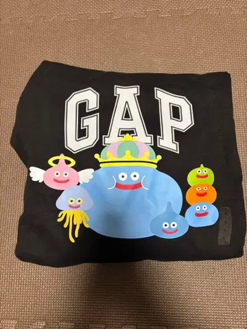 [ L 사이즈 ] GAP 슬라임 캐릭터 후드티 블랙