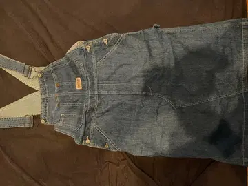 올 오디너리즈 데님 살로펫 스커트 조정 가능 스트랩