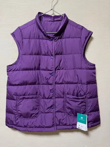 새상품 와코루  리버서블 다운 베스트