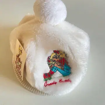 [ 미사용 ] 캔디 캔디 니트 모자 헌팅 캡 당시 물건 쇼와 키즈