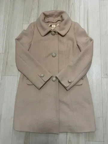 Rew de Rew 베이지 버튼 코트