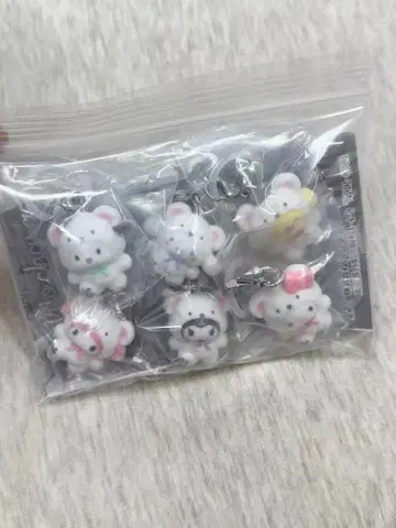 산리오 메지루시 액세서리 6개 세트