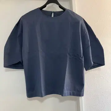 DRESSTERIOR 코튼 100% 네이비 루즈핏 상의 38