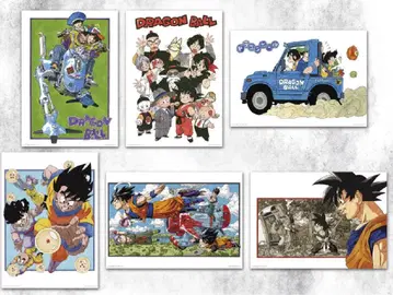 제일복권 드래곤볼 EX 지구를 지키는 전사들 I상 비주얼 보드 x 6개