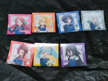 좀비랜드 사가 유메긴가 파라다이스 북오프 특전 스티커 7종 세트