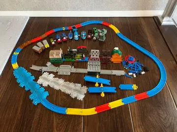 프라레일 세트 6량 태엽 차량 포함