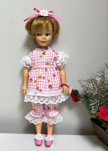 핸드메이드 페퍼짱 타미짱의 여동생 사이즈 파자마 세트