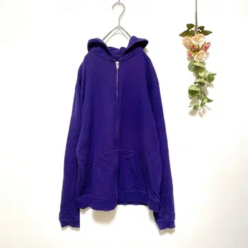 [ DALUC ] 달크 풀 집업 후드티 맨투맨 페인트 퍼플 ( L )