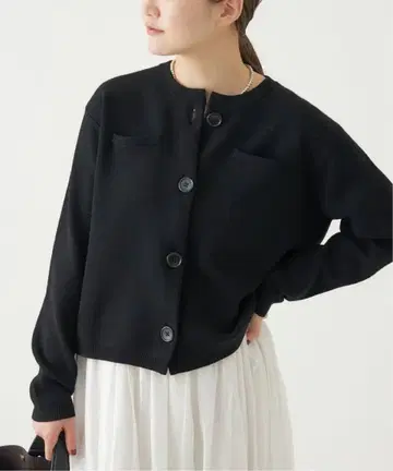 IENA 슈퍼 파인 스무스 크루 가디건 이에나