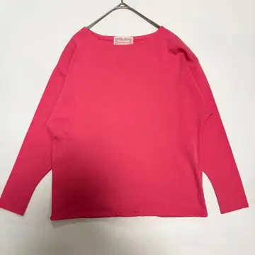 [ 미사용급 ] BEARDSLEY 니트 풀오버 얇은 소재 드로 코드