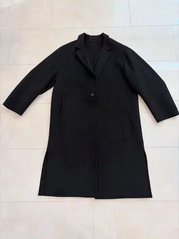 UNIQLO 체스터 코트 블랙