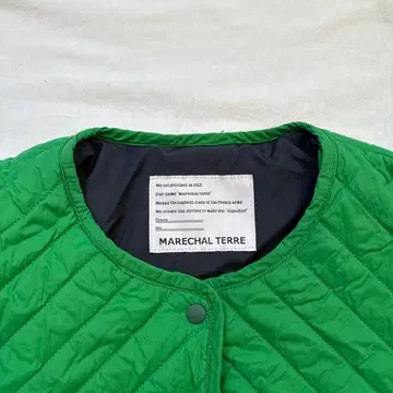 MARECHAL TERRE 퀼팅 자켓 그린