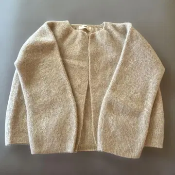 unfil 베이지 오픈 프론트 가디건 사이즈 1