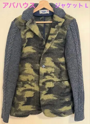ABAHOUSE 카모 패턴 테일러드 자켓