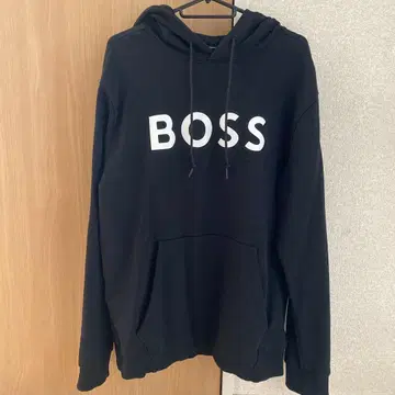 BOSS 로고 후드티