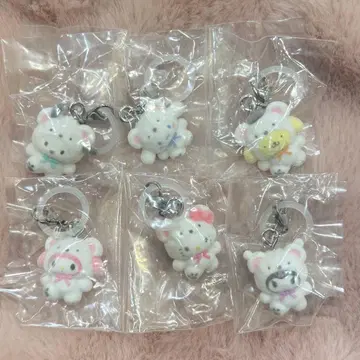 산리오 메지루시 액세서리 포근포근 스노우 컴플리트 세트