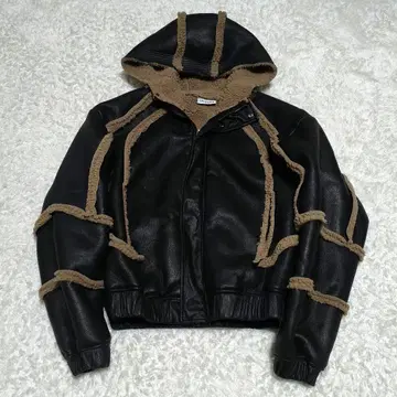 지하인 온라인 CROWORLD 가죽 자켓 y2k